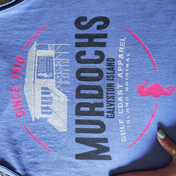 Gildan Murdoch's Galveston Island TX Sleeveless Muscle Tank Top - Picture 2 of 9